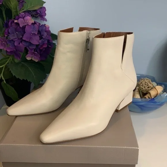 Franco Sarto L - Sandria Leather Booties 7.5 NWB